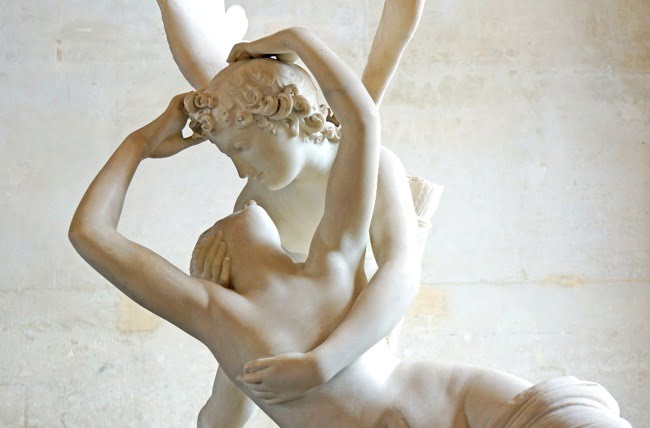 amore e psiche di canova scultura dell'arte neoclassica