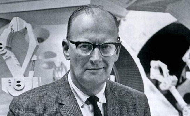 primo piano di Arthur C. Clarke