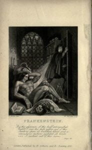 copertina frankenstein 1831