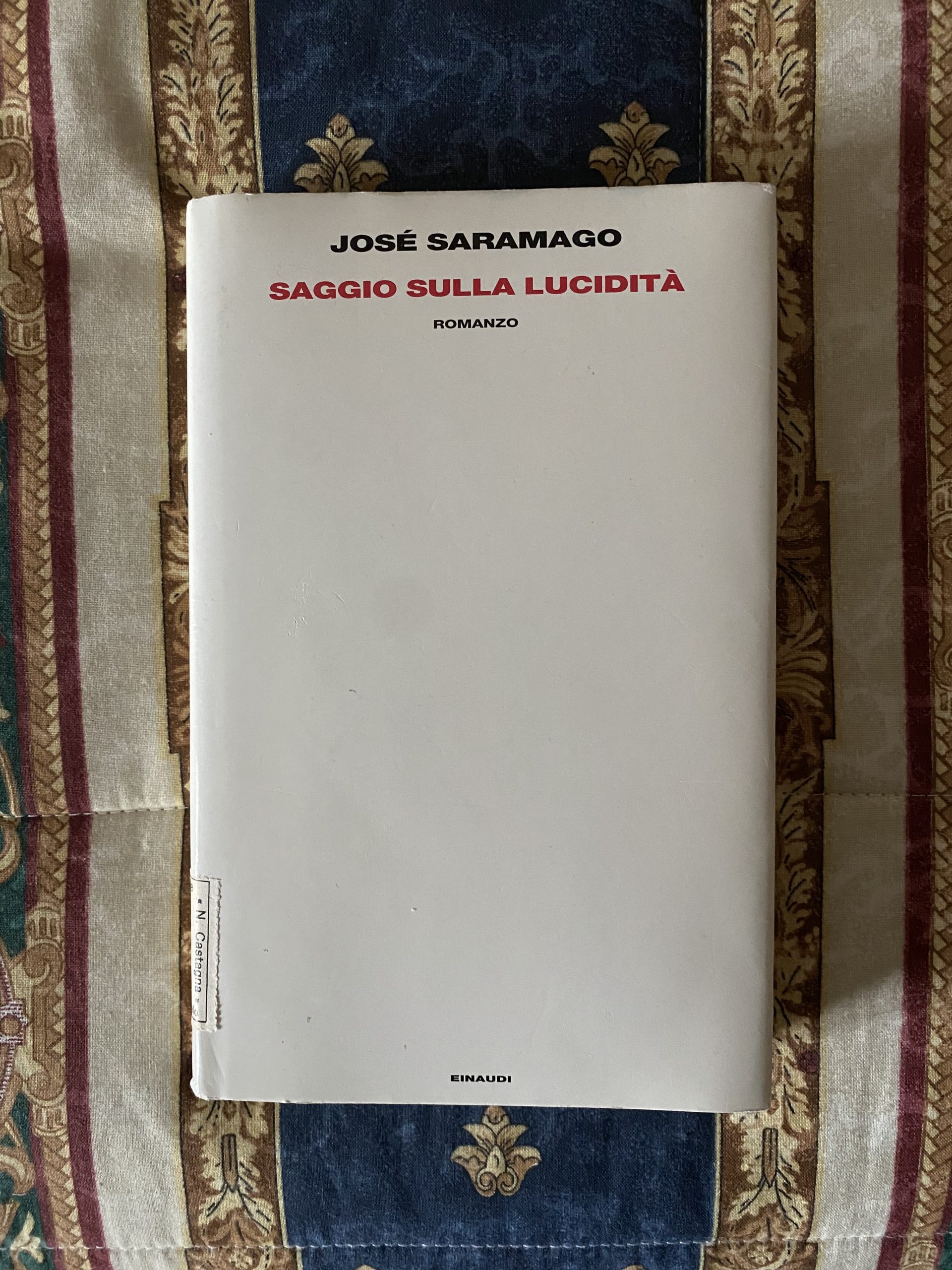 “Saggio sulla lucidità” – José Saramago